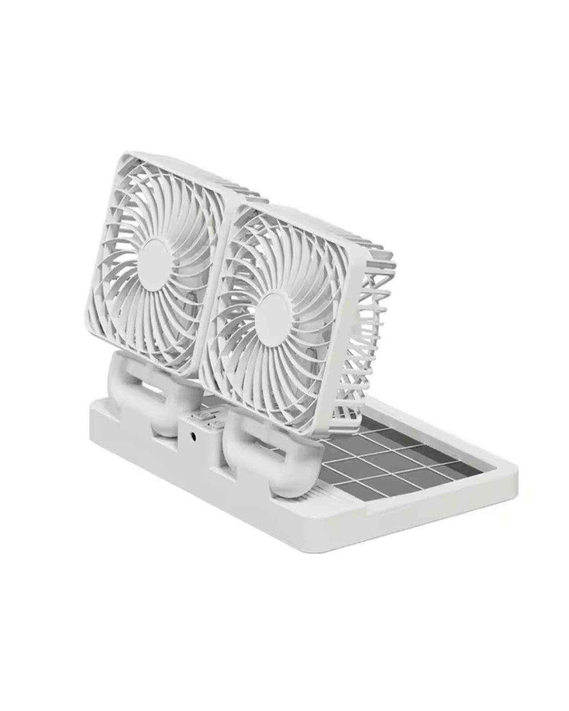 Rechargeable Dual Solar Fan, Small Cooling Ventilator, Rechargeable Outdoor Fan Rechargeable Dual Solar Fan, Small Cooling Ventilator, Rechargeable Outdoor Fan